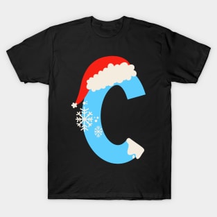 Christmas Letra C T-Shirt